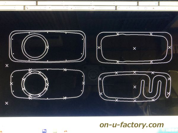 オンユーファクトリー onufactory サブウーファー　サブウーハー　バスレフ　ポート　ロックフォード　フォーカル　カーオーディオ　カスタムカーオーディオ　CAD図面　１ 